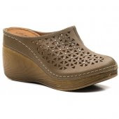 Carlaverde Yüksek Taban Kadın Terlik 9102 - 6