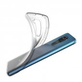 Xiaomi Redmi Note 9  İnce Esnek Sararmaz Şeffaf Silikon Kılıf - 4