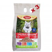 Bonny Nice Doğal Kedi Kumu Çam Pellet 2 kg 4 l x 3 Paket - 1