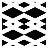 Baklava Motif Stencil Boyama şablonu 30x30 cm, Duvar Stencil, Fayans Stencil, Mobilya Stencil - 1