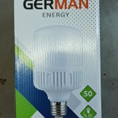 3 Adet German Energy 50 Watt Beyaz E27 Duylu LED Ampul - 1