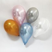 Artikel Metalik Balon 5li Paket, Parti Balonu - 2