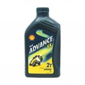 Shell Advance SX 2T 1 Lt 2 Zamanlı Mineral Motosiklet Yağı - 1