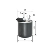 MERCEDES-BENZ SPRİNTER VİTO VİANO V-KLASSE YAKIT FİLTRESİ BOSCH F026402838 - 1