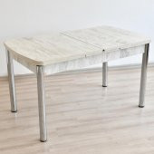 Prado Açılır Kelebek Yemek Masası Metal Ayaklı BEYAZ - 1