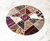 Kırkyama El Dokuma Halı 100cm XHE0050 - 2