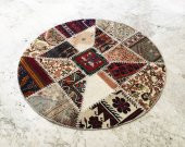 Kırkyama El Dokuma Halı 100cm XHE0050 - 3