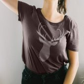 Geyik Stencil Tasarımı 30 x 30 cm - 1