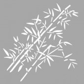 Bambular Stencil Tasarımı 30 x 30 cm - 1