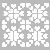 Karo 32 Stencil Tasarımı 30 x 30 cm - 1