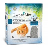 Garden Mix Aktif Karbonlu Kokusuz Kedi Kumu 6 lt - 1