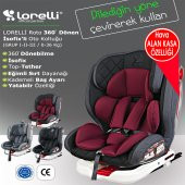 Lorelli Roto 360' Dönebilen İsofix'li 0-36 Kg 9 Ay-12 Yaş Bebek Çocuk Oto Koltuğu - 1