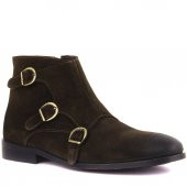 Sail Lakers - Yeşil Süet Fermuarlı Kösele Erkek Bot - 2