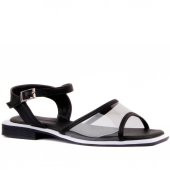 Moxee - Siyah Renk Kadın Şeffaf Sandalet - 2