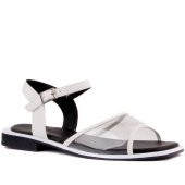 Moxee - Siyah Renk Kadın Şeffaf Sandalet - 7