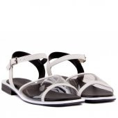 Moxee - Siyah Renk Kadın Şeffaf Sandalet - 10