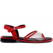 Moxee - Siyah Renk Kadın Şeffaf Sandalet - 11