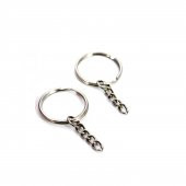 Anahtarlık Halkası Zincirli  4 CM (50 Adet) - 3