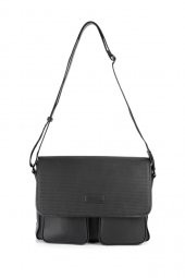 The Bond Siyah Erkek Postacı Çantası - 1