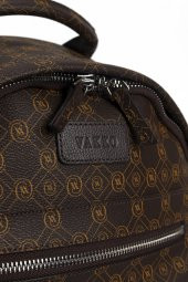 Vakko Kahverengi Unisex Sırt Çantası - 1