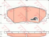 Toyota Corolla 2007-2012 Benzinli Ön Balata Trw Marka - 1