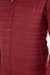 Plus Barkod Erkek Desenli Kumaş Slim Fit Gömlek - 4