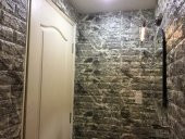 Gri Alaca 3D Kendinden Yapışkanlı Duvar Kağıdı Duvar Paneli - 9
