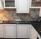 Gri Alaca 3D Kendinden Yapışkanlı Duvar Kağıdı Duvar Paneli - 5