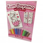 Kedi Kardeşler |  Kediler Kum Boyama Aktivite Seti - 1