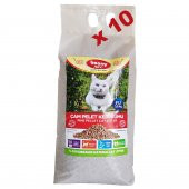 Bonny Nice Doğal Kedi Kumu Çam Pellet 3.6 kg 7 l x 10 Paket - 1