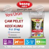 Bonny Nice Doğal Kedi Kumu Çam Pellet 5 kg 10 l x 4 Paket - 3