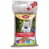 Bonny Nice Doğal Kedi Kumu Çam Pellet 5 kg 10 l x 20 Paket - 1
