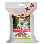Bonny Nice Doğal Kedi Kumu Çam Pellet 10 kg 20 l x 4 Paket - 1
