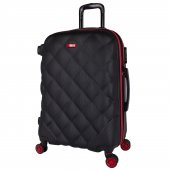 Bagacar MD2 8 Tekerlek Fiber Abs Orta Boy Kırmızı-Siyah - 1