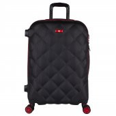 Bagacar MD2 8 Tekerlek Fiber Abs Orta Boy Kırmızı-Siyah - 3
