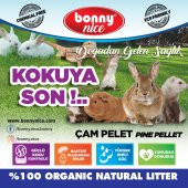 Bonny Nice Doğal Çam Pelet Tavşan Altlığı 2 kg 4 l x 10 Paket - 5