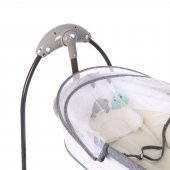 Kidos BB04 Elektronik Sallanabilir Oyuncaklı Beşik Gri - 6