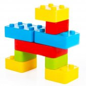 Dolu Çantalı Tuğla Blokları 48 Prç Dev Blok Kreş Tipi Lego 5034 - 2