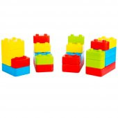 Dolu Çantalı Tuğla Blokları 48 Prç Dev Blok Kreş Tipi Lego 5034 - 4