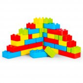 Dolu Çantalı Tuğla Blokları 48 Prç Dev Blok Kreş Tipi Lego 5034 - 5