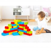Dolu Çantalı Tuğla Blokları 48 Prç Dev Blok Kreş Tipi Lego 5034 - 6