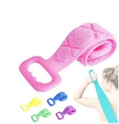Banyo Sırt Kesesi Çift Taraflı Slıkon Duş Lifi Sırt Fırçası 60 cm - 4