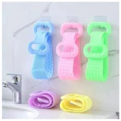 Banyo Sırt Kesesi Çift Taraflı Slıkon Duş Lifi Sırt Fırçası 60 cm - 5