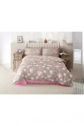 Clasy Tek Kişilik Nevresim Takımı Belinay Pembe - 1