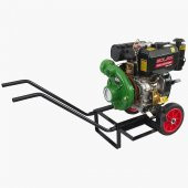 Solax SDP-3YN Dizel 3 Yüksek Basınçlı Marşlı Su Motoru Tekerlekli 13 Hp - 1