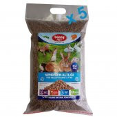 Bonny Nice Doğal Çam Pelet Ginepig Altlığı 5 kg 10 l x 5 Paket - 1