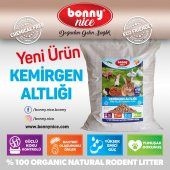 Bonny Nice Doğal Çam Pelet Tavşan Altlığı 10 kg 20 l x 2 Paket - 3