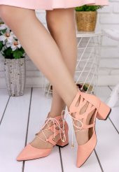 Lilla Pudra Cilt Topuklu Ayakkabı - 2
