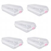 Decobella 5 li Bayan Ayakkabı Koruma Kutusu - 1