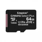 KINGSTON 64GB MICRO SDHC CANVAS CL10 SDCS2/64GB - 3